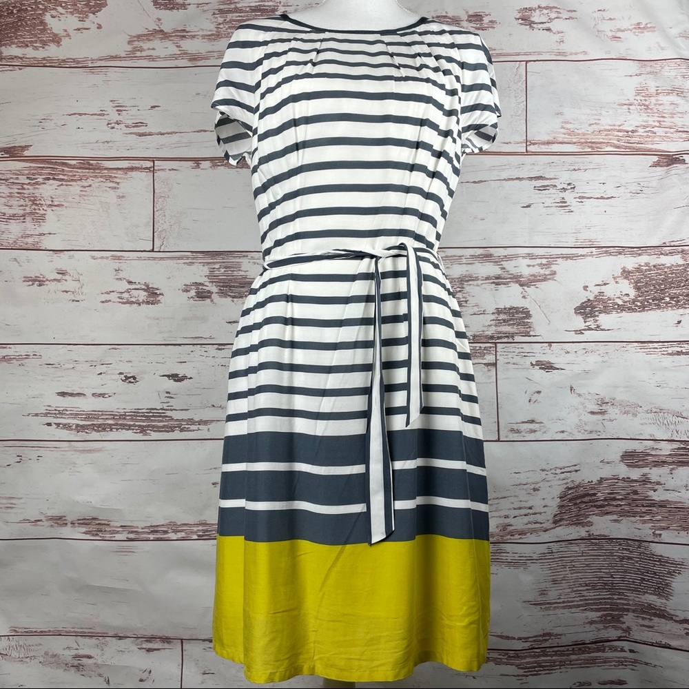 Boden WH779 Easy Day Lines Striped Dress 10R